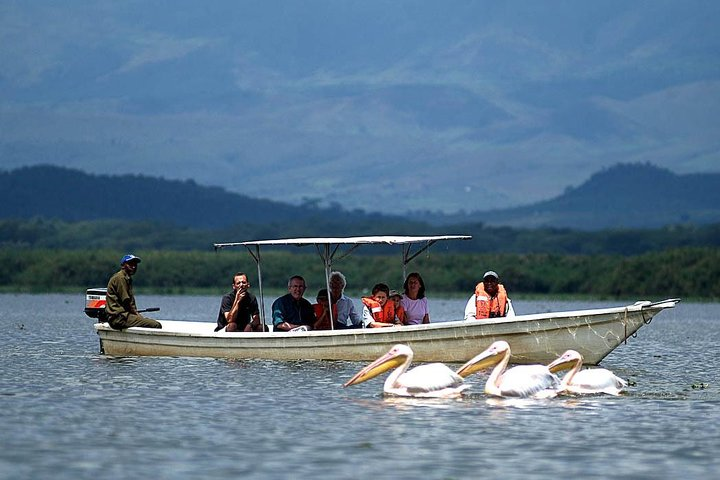 Crescent Island on Lake Naivasha