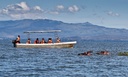 Crescent Island on Lake Naivasha