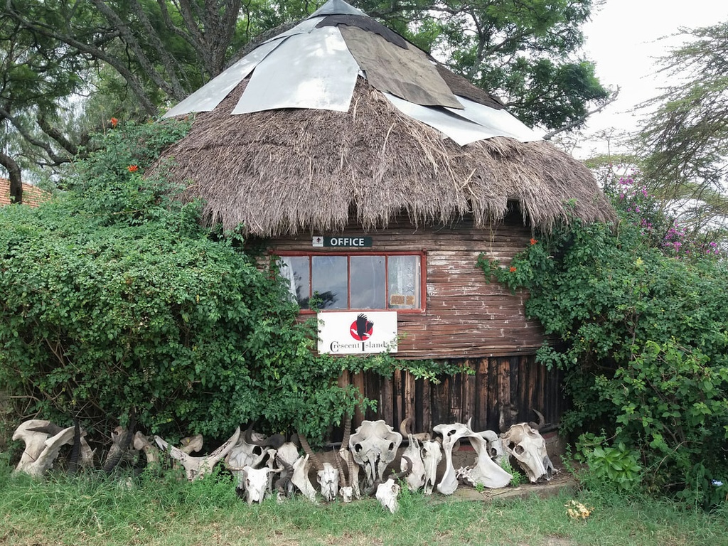 Crescent Island on Lake Naivasha
